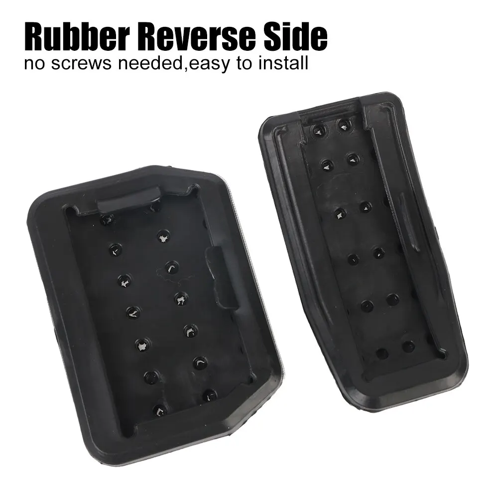 Aluminum Alloy Foot Pedal For Tesla Model 3 Y Rest Brake Pedals With Rubber Pads Cover Car Accessories