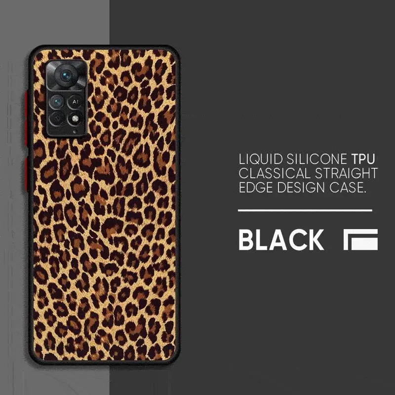 Ins الإبداعية ليوبارد طباعة جراب هاتف ل Xiaomi Redmi ملاحظة 11 برو 12 برو 5G 9Pro 13Pro 9S 9T 10S 13S 12S Proplus ماتي غطاء