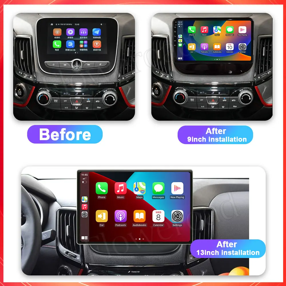 Android For Changan CS55 2017 - 2019 Car Radio Multimedia Player HD Touchscreen GPS Navigation System with support Carplay DVR