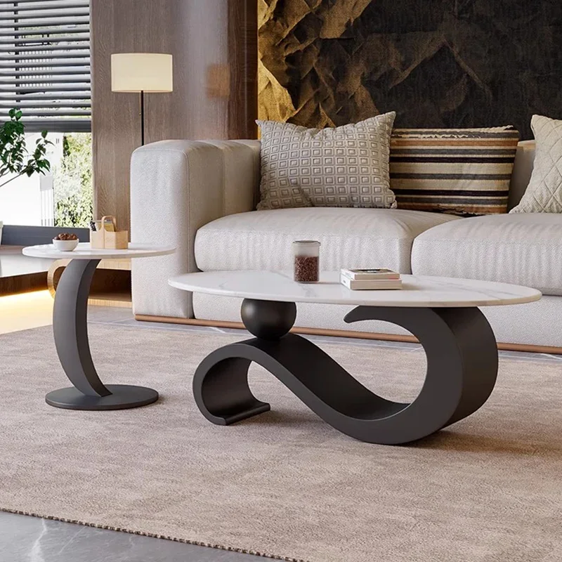 Unique Minimalist Coffee Table Nordic Luxury Living Room Books Center Side Table Dinner Writing Meubles Chinese Style Furniture