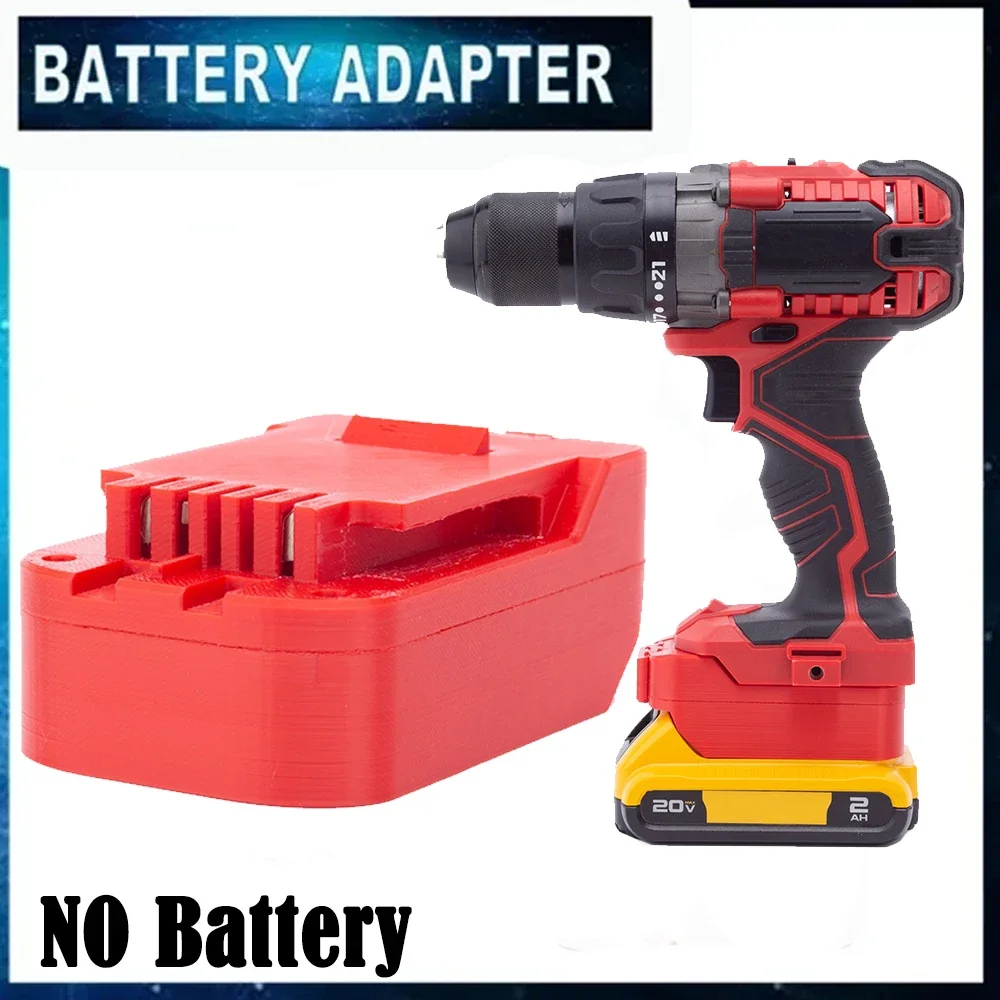 

For DeWalt 18V Lithium Battery Converter Adapter Compatible with for Bauer 20V Cordless Connection Power Tools（NO Battery ）