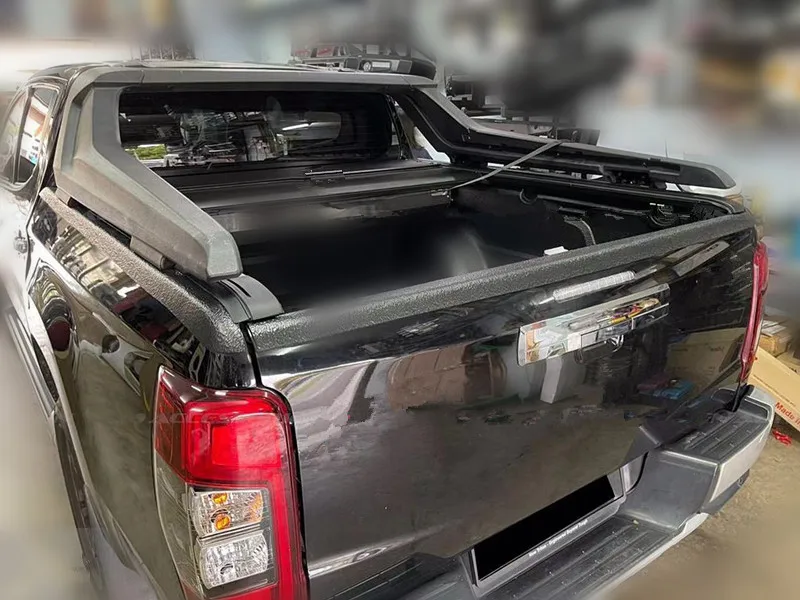 FOR Mitsubishi L200 pickup truck rear cover modification rear cover rolling shutter trunk cover manual rolling shutter cover