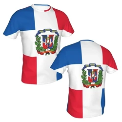 Dominican Republic 3D Printed T Shirts For Men Women Casual Short Sleeve Tops Breathable Comfortable Tops High Quality T-shirts