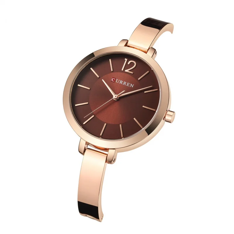 Curren 9012 Women's Watch Waterproof Quartz Watch Steel Strap Women's Watch Korean Fashion Watch