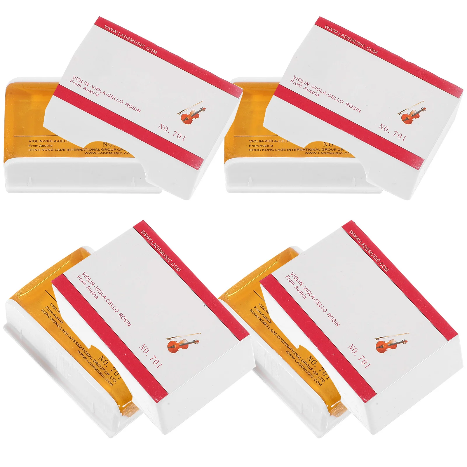 

4pcs Violin Rosin Portable String Instrument Rosins For Violin Erhu Viola Maintenance Musical Instruments Accessories Tools