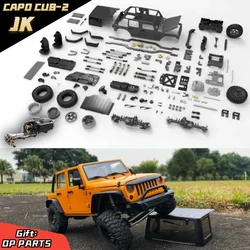 Capo CUB2 JK 1/18 Limited ALL Metal KIT 4WD Professional RC Crawler differenziale Lock cambio a due velocità RC Rock Climbing Car