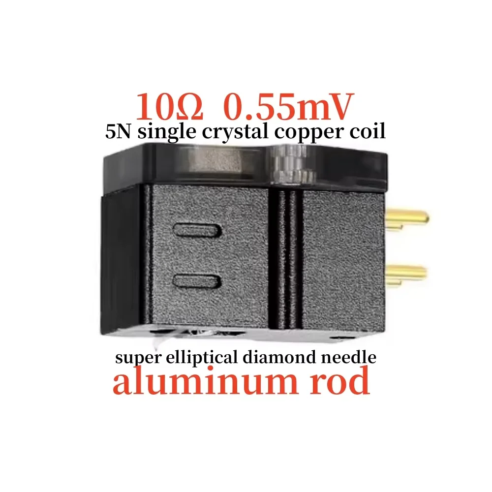 HIFI Audio MC Dynamic Coil Cartridge 10Ω 0.55mV Super Elliptical Diamond Needle Bracket for LP Vinyl Record Player Phonograph view 4