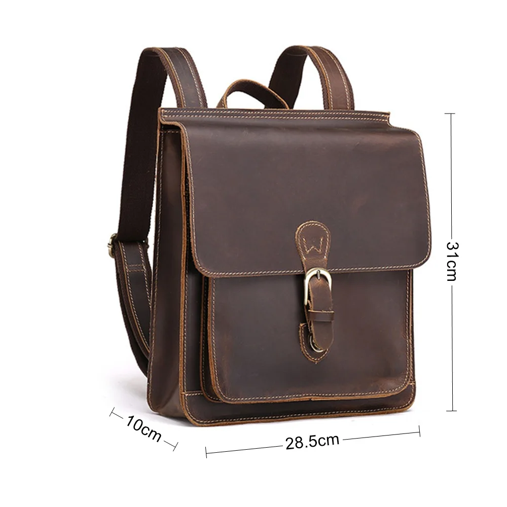 Fashion Restoring Ancient Ways Classic Multi-Function Luxury Large Capacity Cowhide  Personality Women's Backpack