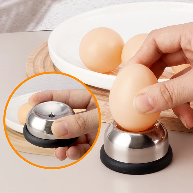 Perforadora de huevos para huevos hervidos, perforadora, separador de agujas de acero inoxidable, herramienta de perforación, utensilios de cocina