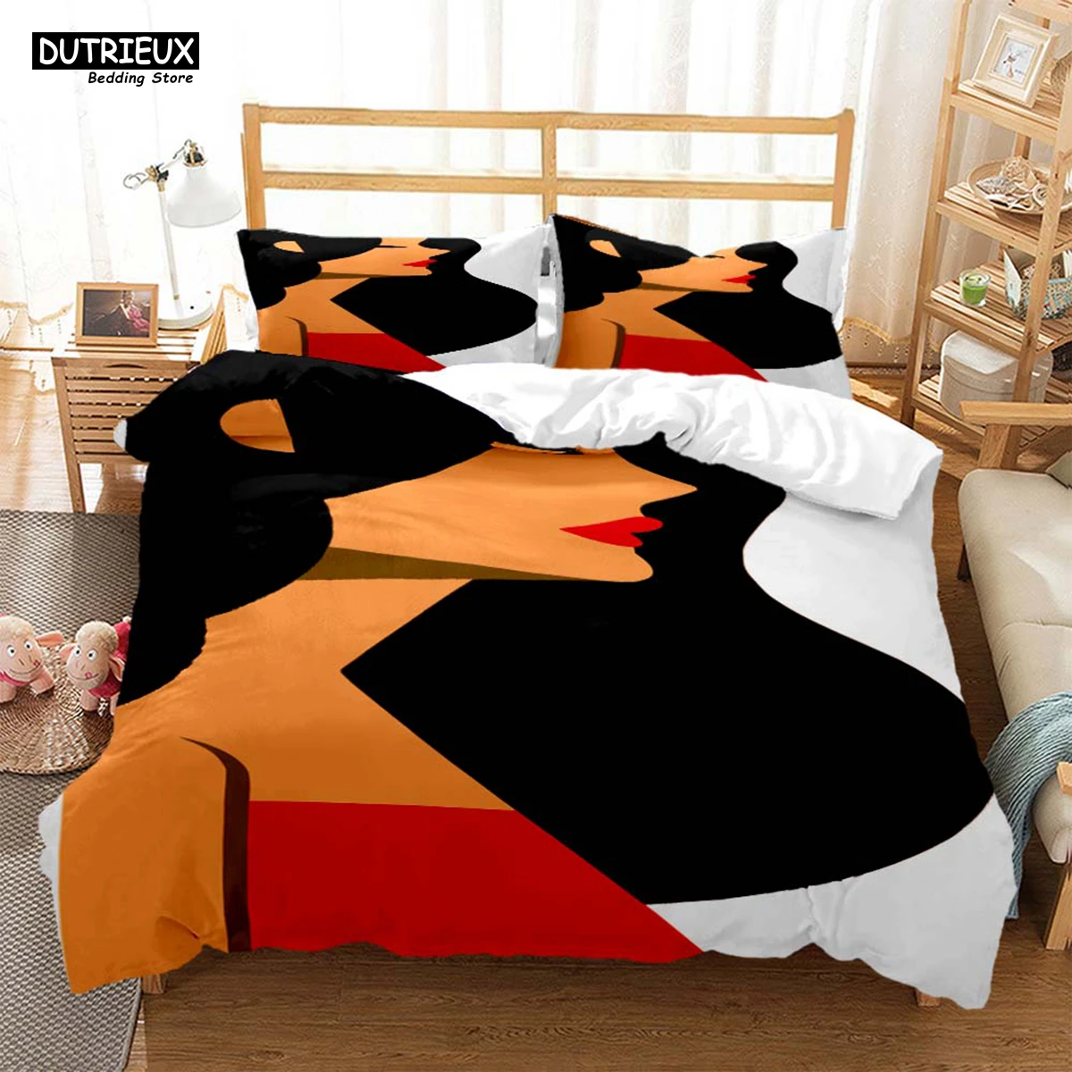 Elegant And Minimalist Women  Bedding Set Soft And Comfortable Complete Size Customizable  Comforter Bedding Sets