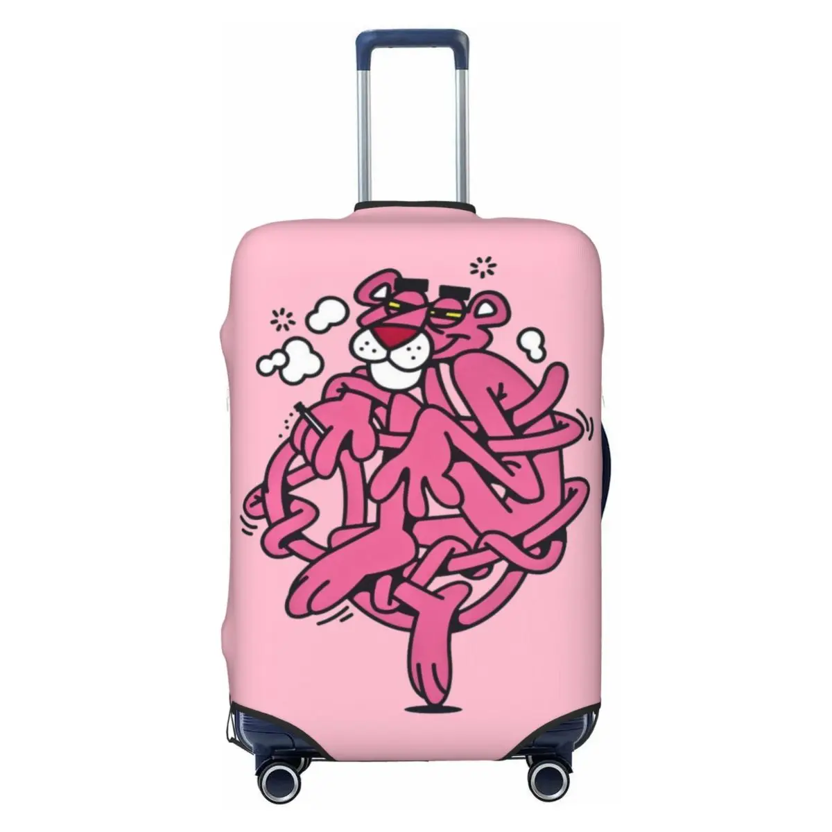 

Custom P-Panthers Winding Suitcase Cover Washable Luggage Covers Protector for 18-32 inch