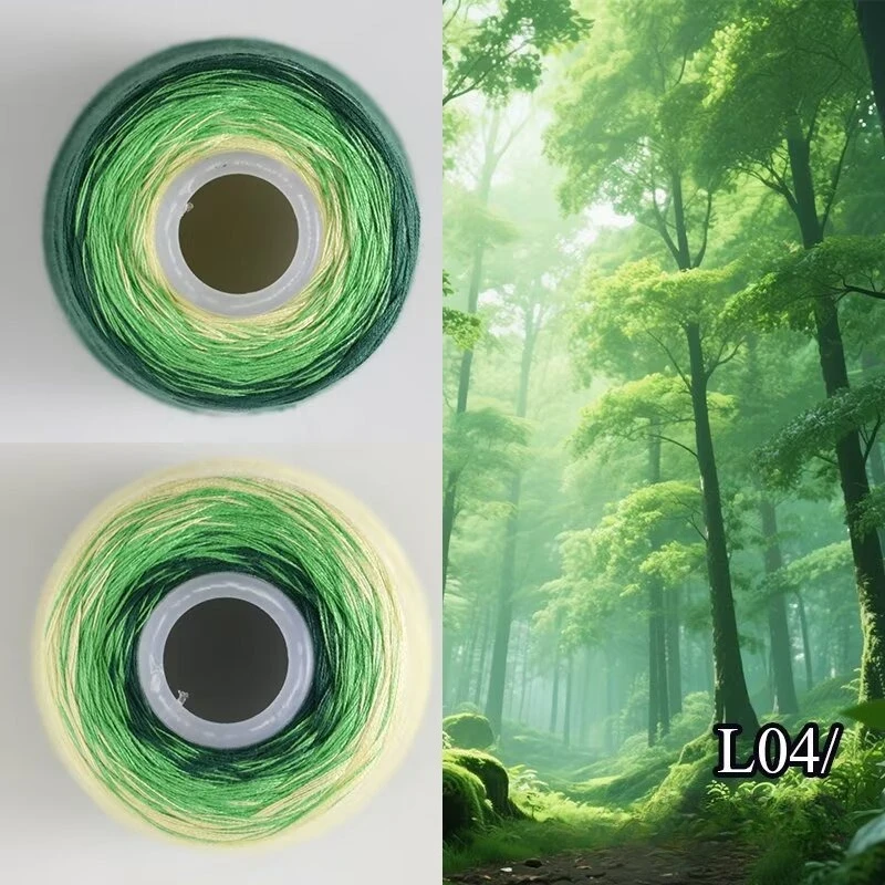 200g Tiansi Gradient Lace Wire Barrel Summer Style for Hand-woven Coaster Sweater Home Accessories
