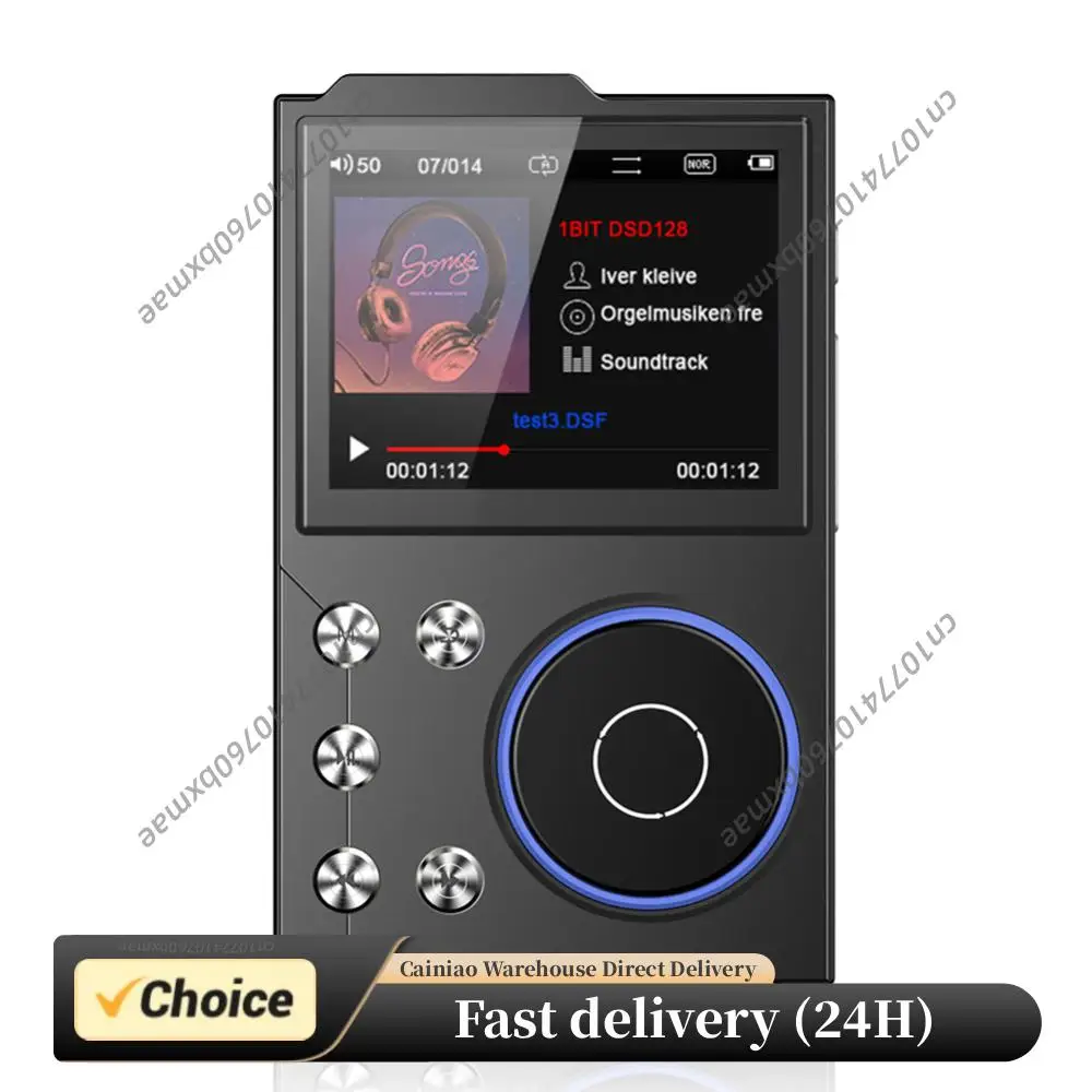 

Hi-Fi MP3-плеер, цифровой музыкальный плеер, совместимый с Bluetooth 5.3, портативный цифровой аудиоплеер, поддержка до 256 ГБ