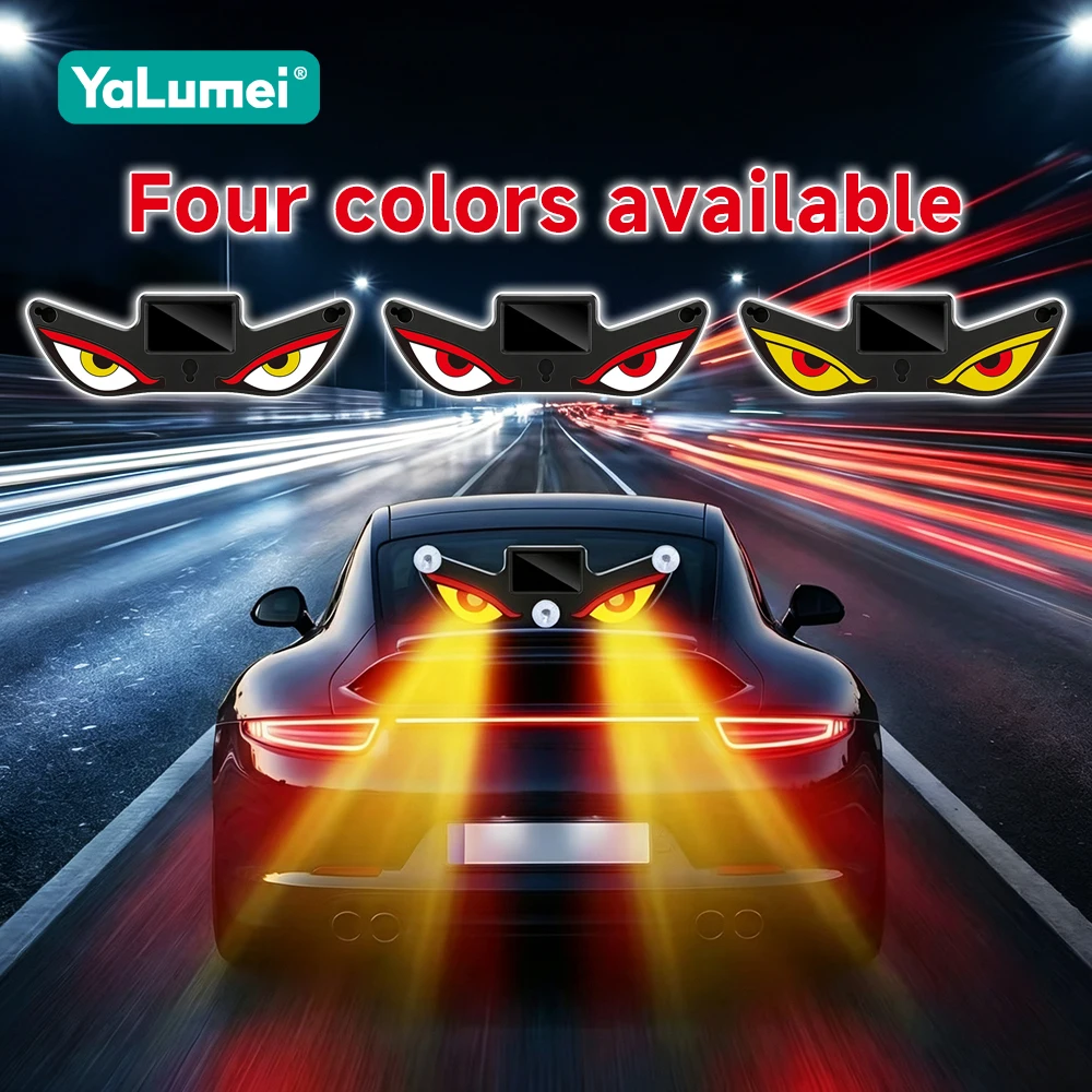 Para Chery Omoda 5 C5 E5 FX 2022 2023 2024 2025 2026 EV: Luz de advertencia solar de ojo de diablo, lámpara de ambiente con efecto de respiración, accesorios para coche.