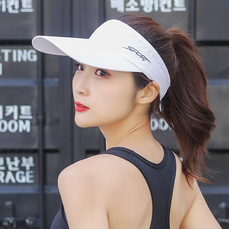 Outdoor Sports Running Hat for Women Marathon Sun Protection Hat Men's Tennis Ventilated Visor Sun Hat