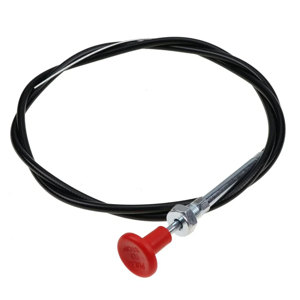 Replacement Fuel Stop Cable E5NN9C331EA Compatible With For Ford Tractors 2000 2600 3000 Models Metal Material