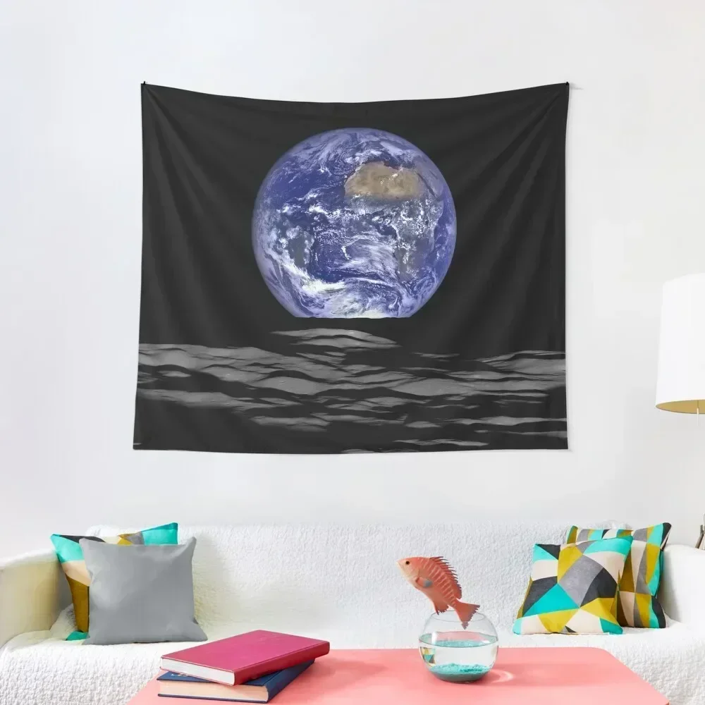 

Earthrise As Seen From The Moon Tapestry Custom Home Decor Aesthetic Room Decor Decoration For Home Tapestry