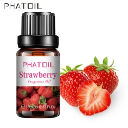 PHATOIL 10ml Aardbei Geurolie Fruit Parfum Maken Kokosnoot Mandarijn Mango Passievrucht Watermeloen Citroen Vijgen Aroma Olie