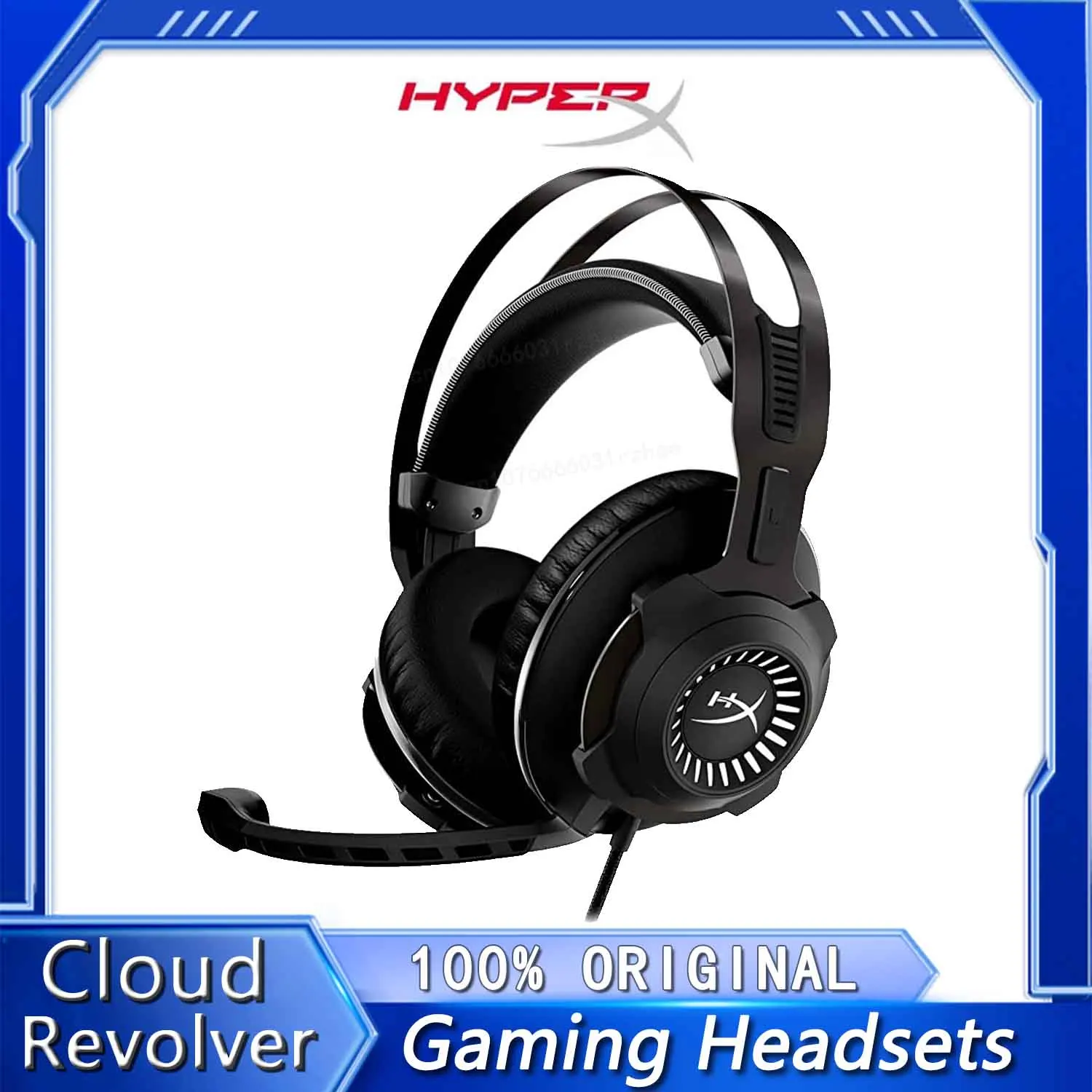 Оригинальная игровая гарнитура HyperX Cloud Revolution 2021 Dolby 7,1 с объемным звуком, спортивные наушники для ПК, PS4, PS5, Xbox One