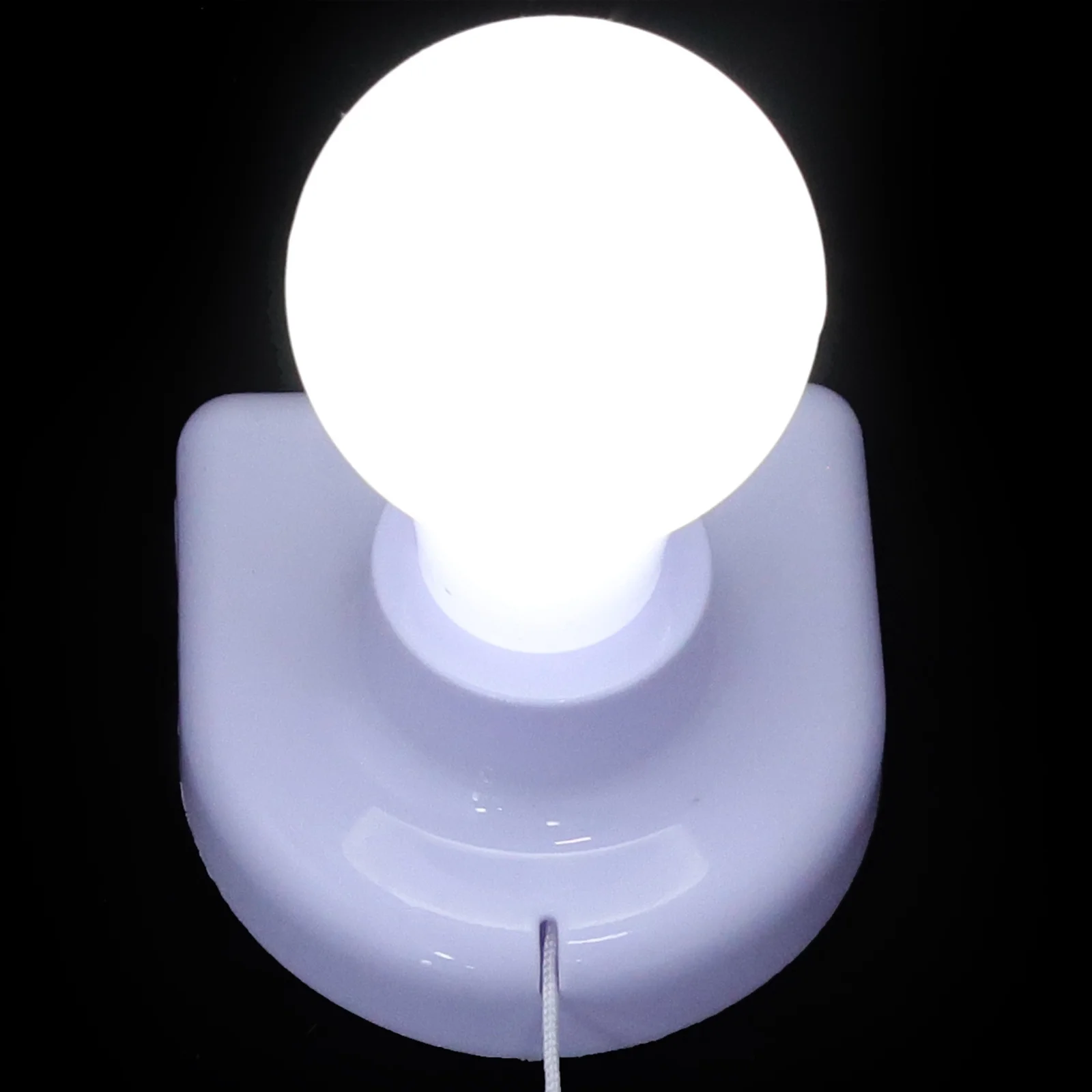 

2Pcs LED Rope Pull Light Small Night Light Wall Switch for Drawer Closet Bedroom Soft Flicker-Free Eye Protection