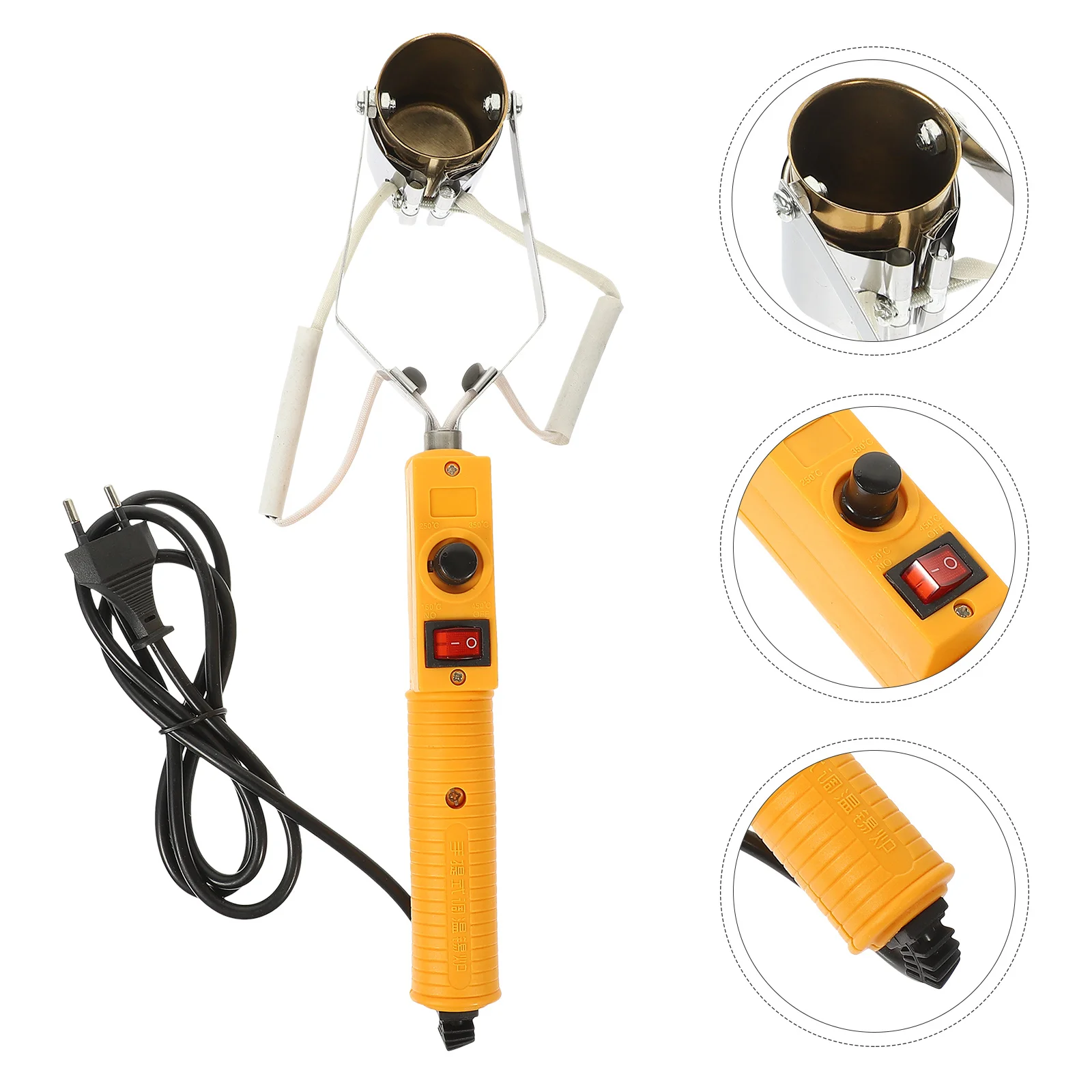 

Ручная плавильная печь 500 Вт, электрическая регулируемая температура, портативный плавильный котел для оловянного припоя для металлической подвески, вилка европейского стандарта