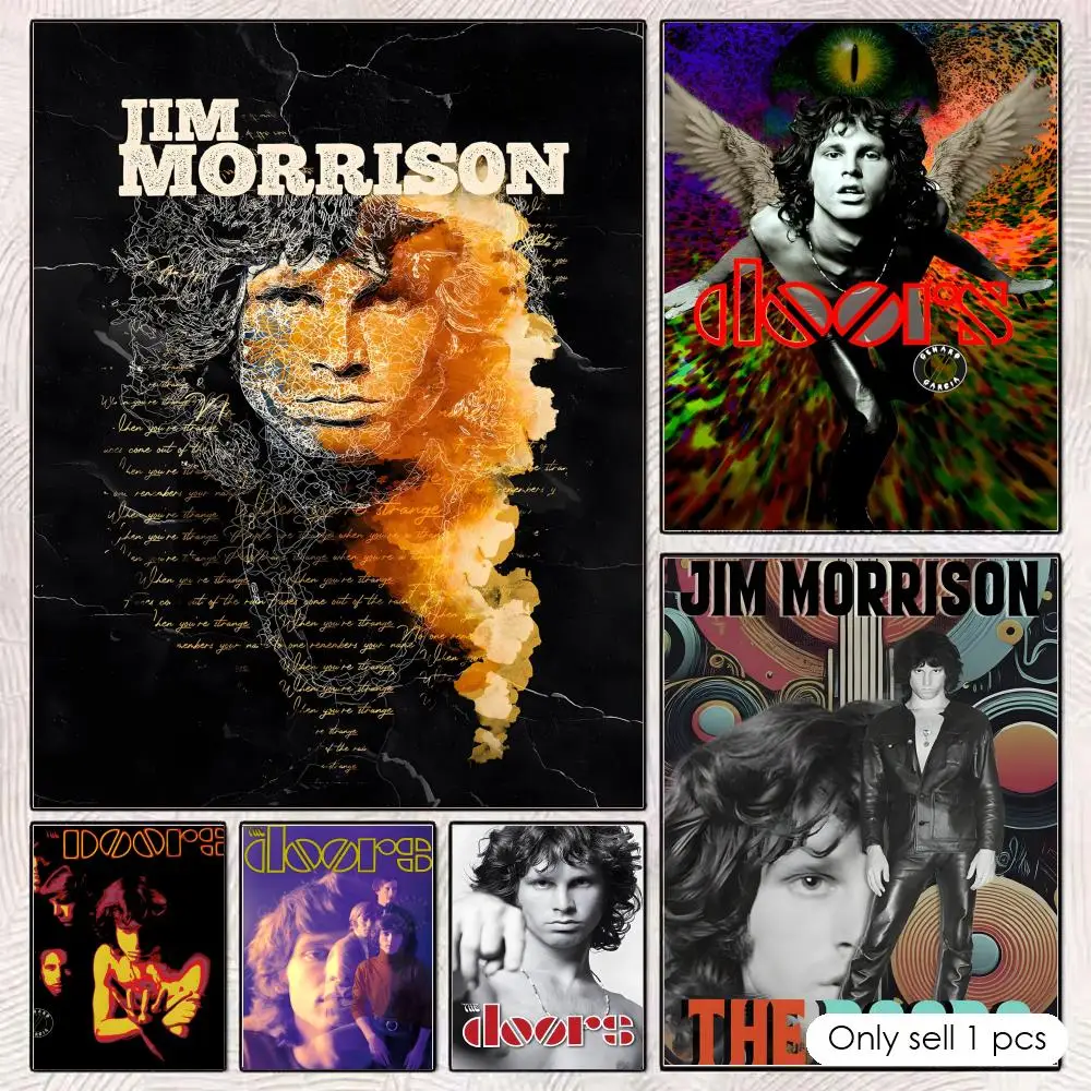 Jim Morrison Poster HD art sticky wall waterproof home livin