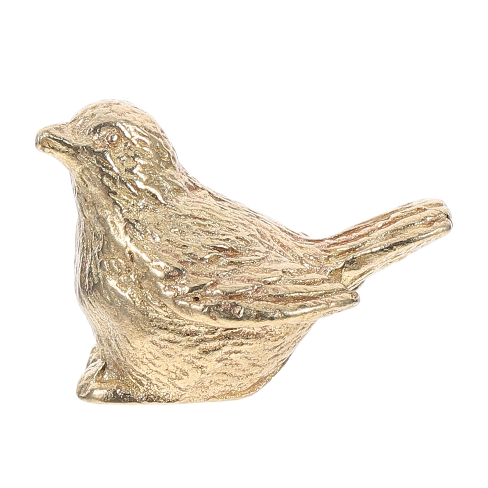 

Vintage Brass Bird Sculpture Retro Decorative Statue for Home Desk Bookshelf Living Room Decor Ornamental Brass Bird Art