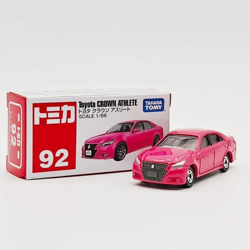 TAKARA TOMY Tomica Red White Box No 92 Toyota Crown Diecast Model Car Limited Collection Desktop Decor Boy Gift