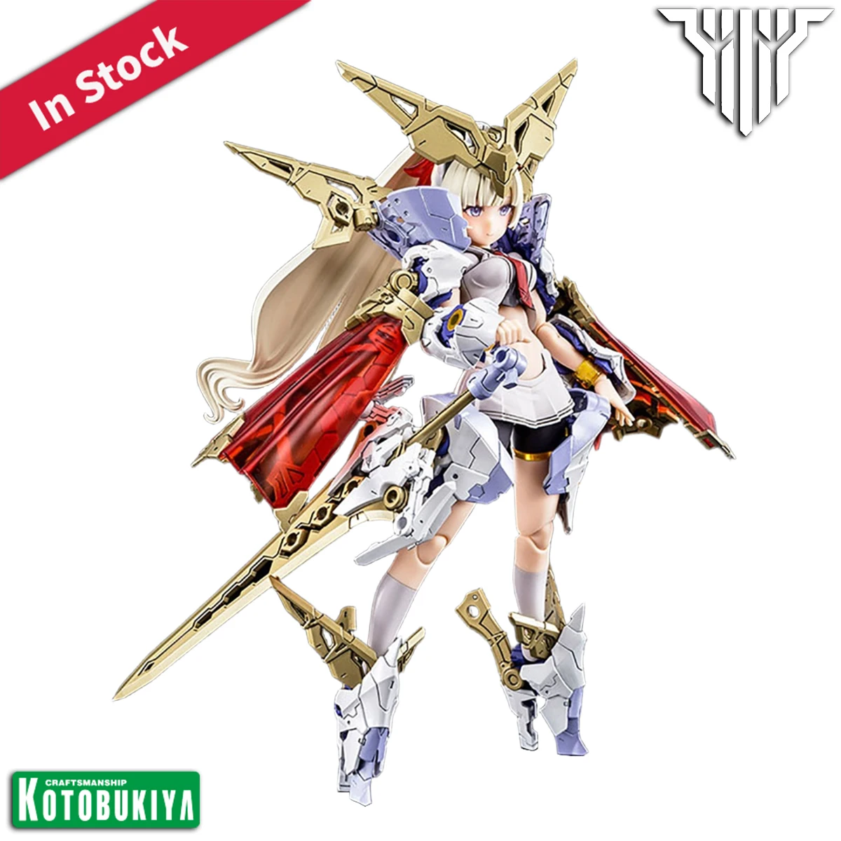 

В наличии оригинальные наборы моделей Kotobukiya, устройство Megami Buster Doll Paladin 1/1 H = 176 мм, сборная модель, экшн-меха, коллекция для девочек