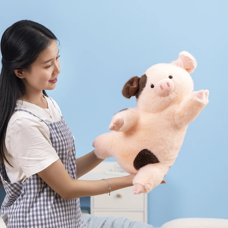 

4 Kinds Lying Cute Animals Plush Toys Soft Fluffy Comfy Elephant Koala Platypus Piggy Plush Doll Huggable Toys Kawaii Home Decor