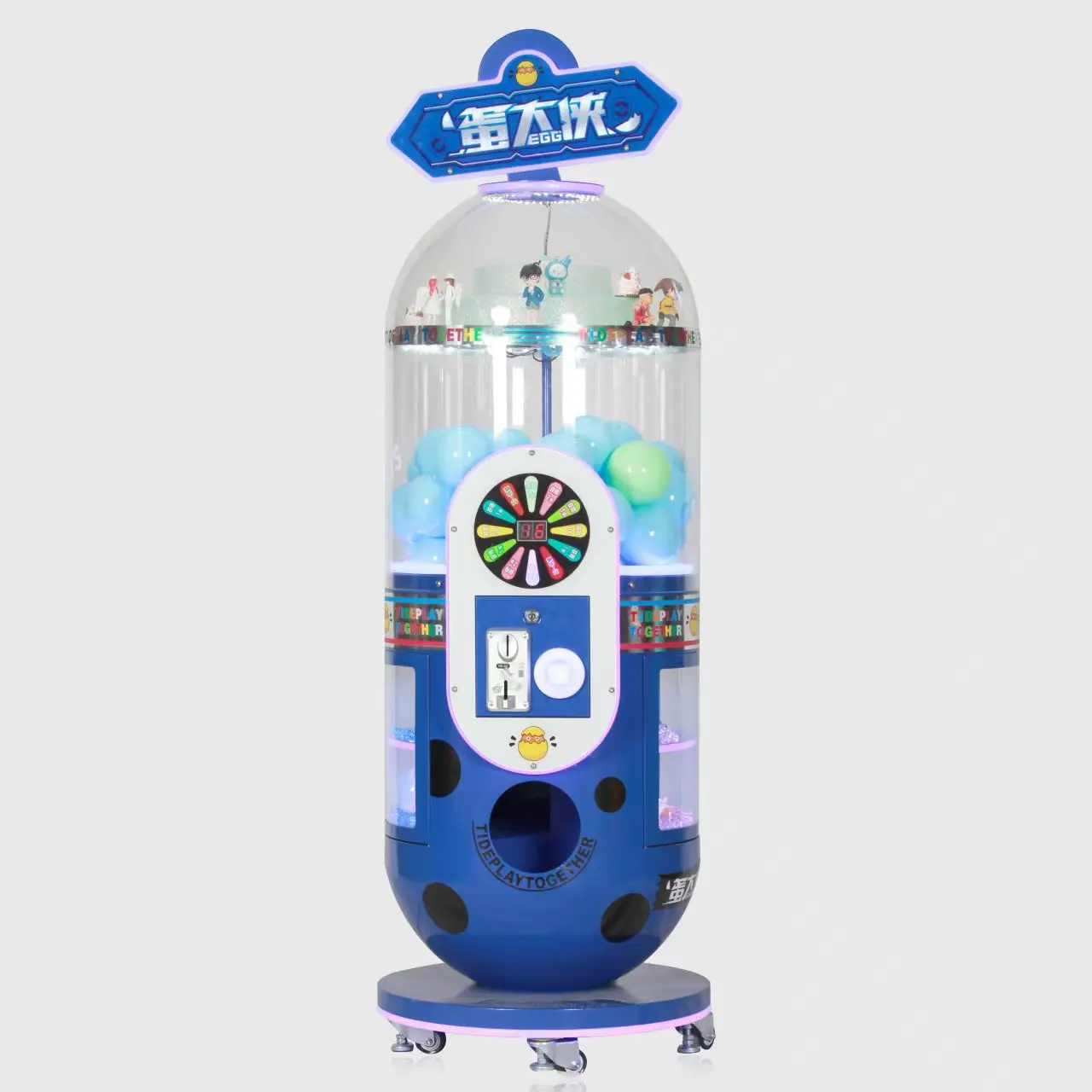 

Daxia Capsule Egg Twisting Machine Egg Daxia Commercial Coin Scan Code Run Light Egg Twisting Machine Video Game City Equipment