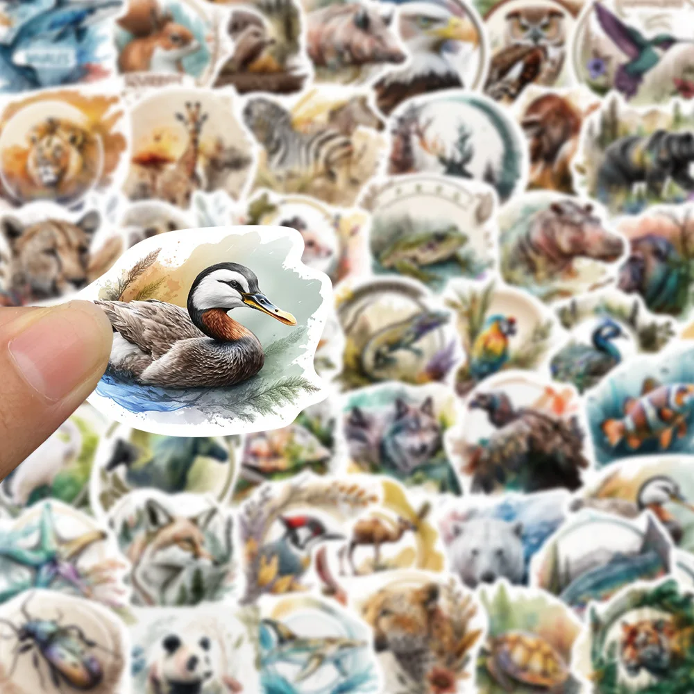 10/30/50pcs Cartoon Wildlife Graffiti Stickers Decal Laptop Motorcycle Luggage Snowboard Fridge waterproof stickers