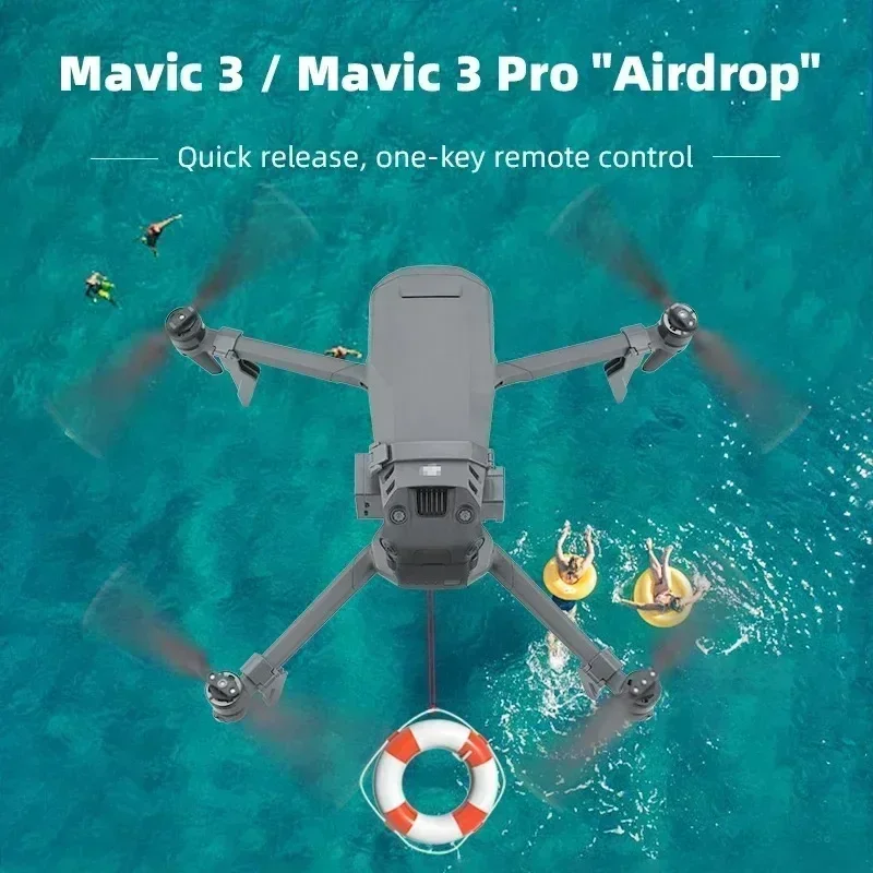 Airdrop System Thrower for Dji Mavic 3/ Classic/3 Pro Delivery Advertising Delivery Advertising Fishing Bait Thrower Dji Thrower