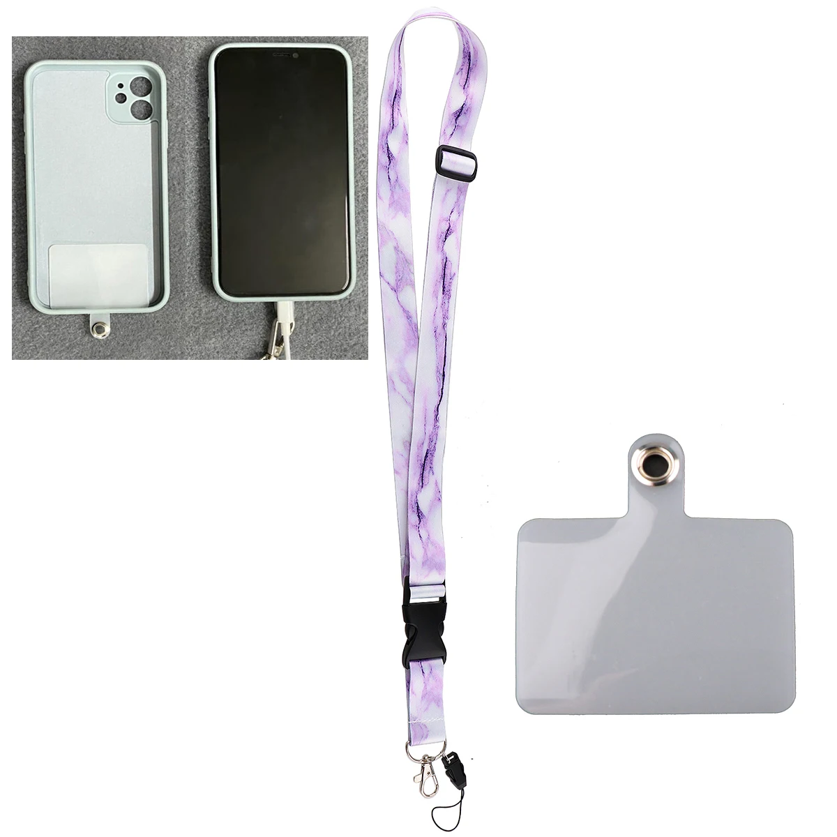 20pc /set Van Gogh Phone Patch Adjustable Lanyards Disassembly Mobile Phone Hang Neck Strap Fashion Accessories Wholesale Gifts