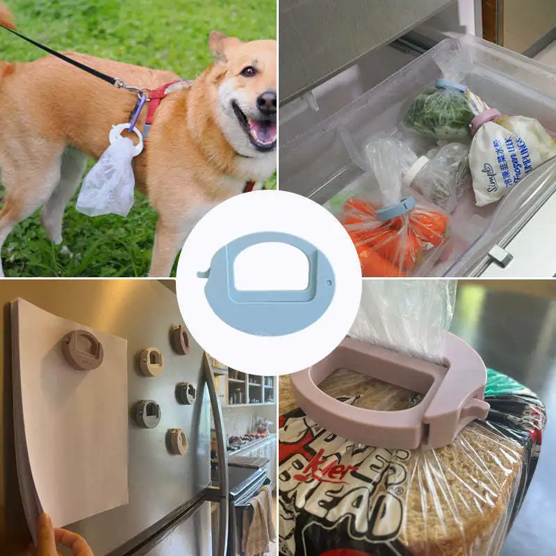 مشبك سدادة الأكياس البلاستيكية للاستخدام المنزلي، مشابك تخزين المواد الغذائية، السلامة، مقاوم للرطوبة، أجهزة غلق المطبخ الأساسية