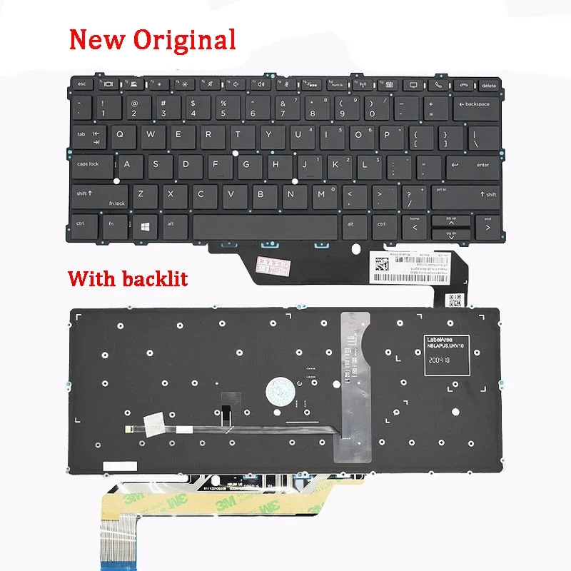 New genuine laptop rreplacement keyboard compatible for HP EliteBook x360 1030 G2 G3 G4 HSN-104C HSN-Q20 with backlit