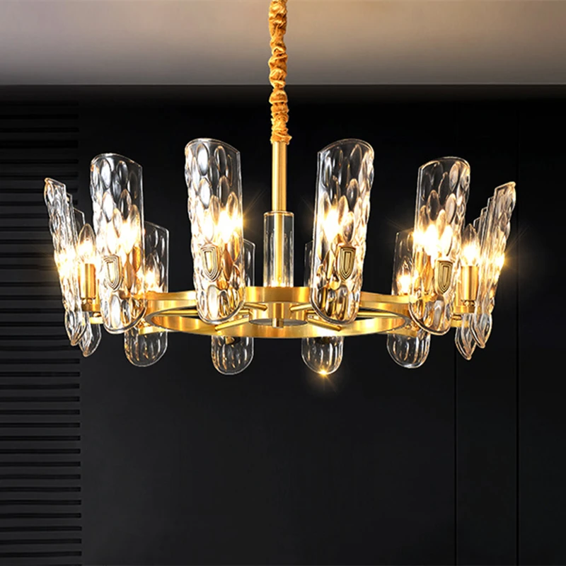 

American Style Lights for Living Room Decor New Ceiling Chandelier Led Lustre Kitchen Decoration Bedroom Crystal Lamp Nordic byJ