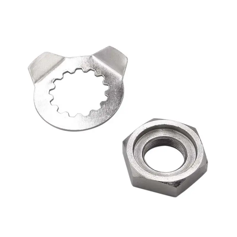 AA92-Motorcycle Front Sprocket Nut And Washer Lock Kit For Raptor 660R YFM660R ATV Motorcycle Accessories