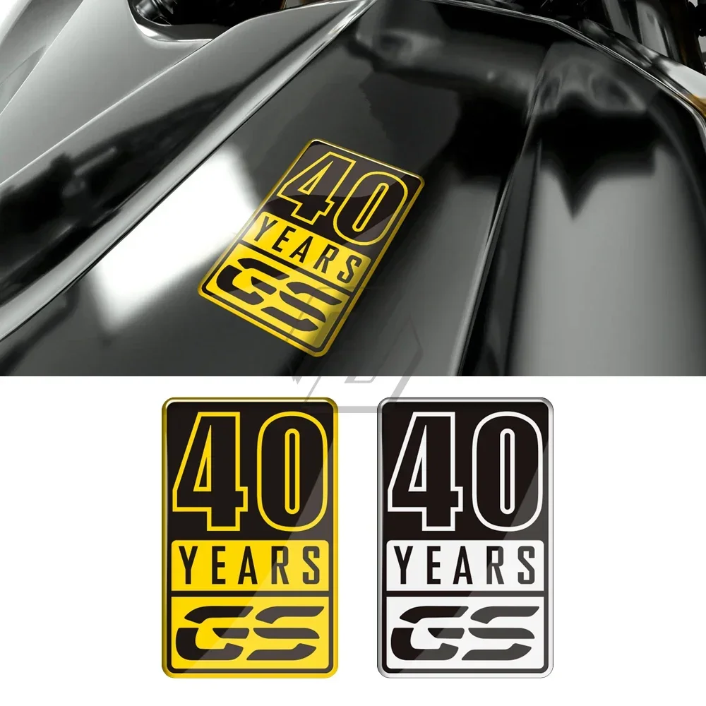 Per BMW Motorrad 40 anni GS Adesivo F850GS R1200GS R1250GS Decalcomanie Adesivo in resina 3D