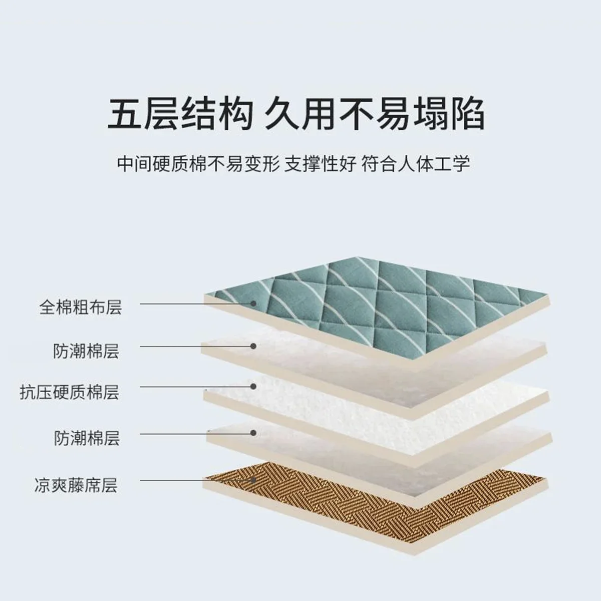 Latex for winter mattress soft cushion for college student dormitories, single person 90x190cm, dual-purpose cool mat