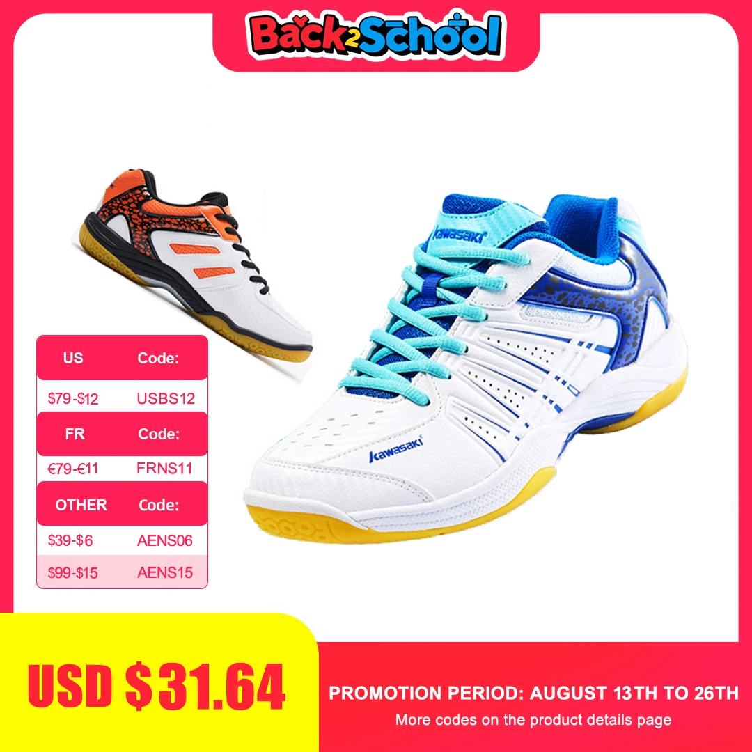 Kawasaki Neue Badminton Schuhe Turnschuhe Herren Tennis Atmungsaktive Anti-Rutschig Sport Schuhe für Männer Frauen K-065D