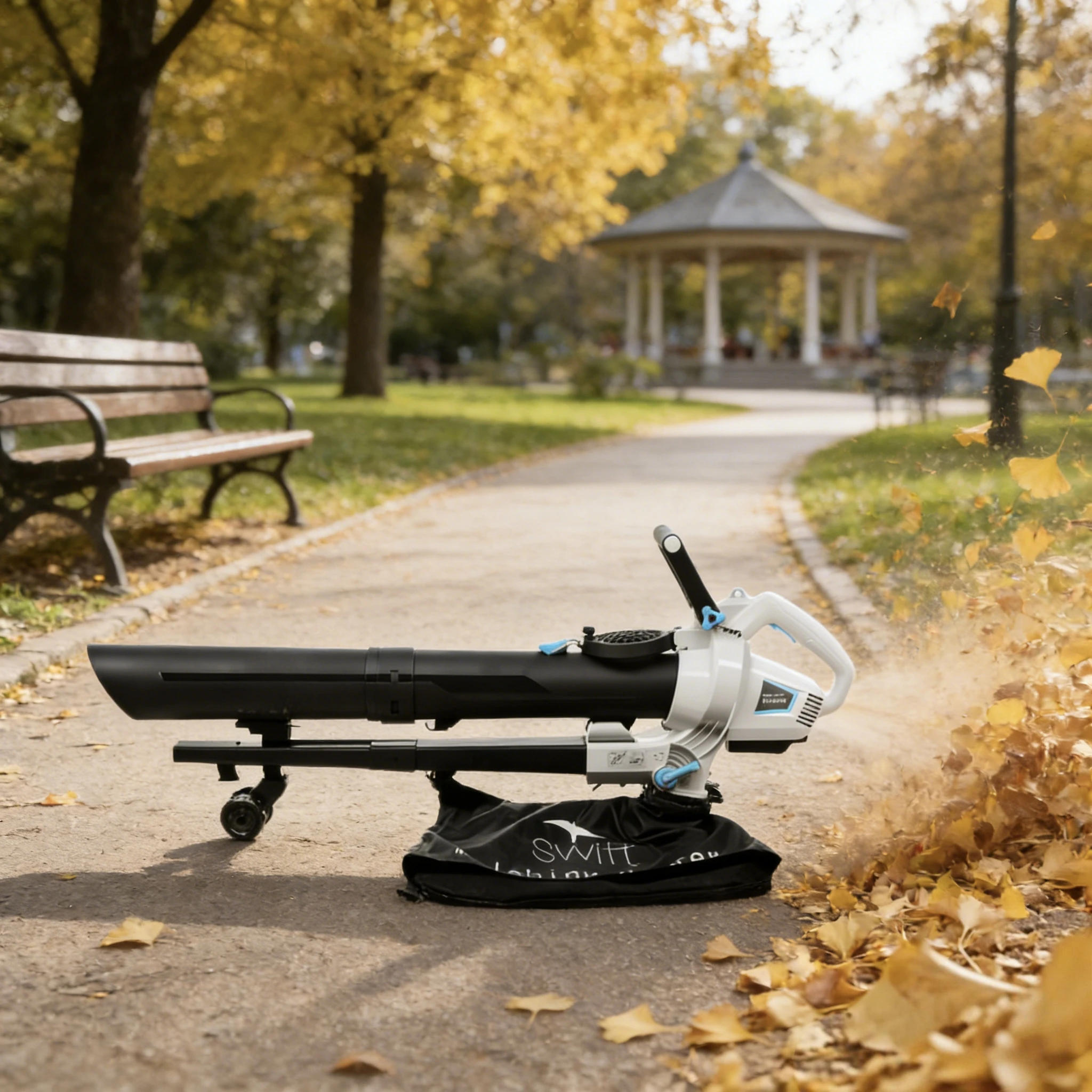 High Quality Plastic Lithium Electric Leaf & Snow Blower with Leaf Shredder Outdoor Household Blower Electric Garden Tools
