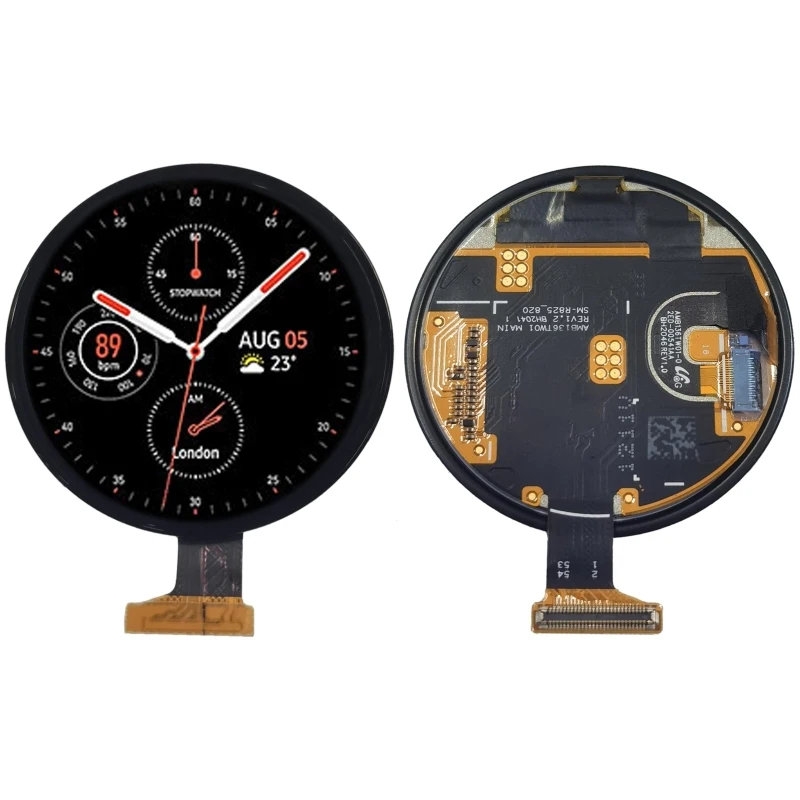 

LCD Screen for Samsung Galaxy Watch Active2 44mm SM-R820 825 with Digitizer Full Assembly