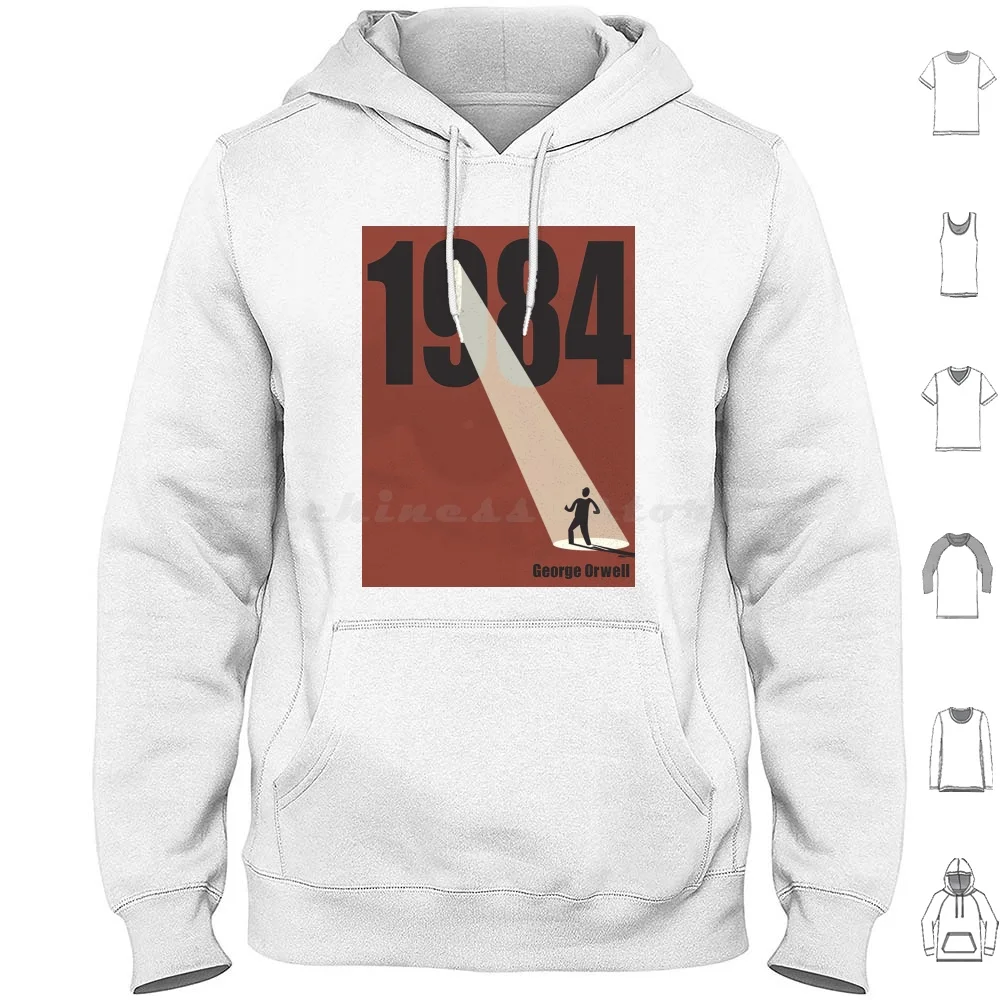 George Orwell Hoodies Long Sleeve George Orwell Orwell 1984 Book Culture Man Woman Awesome Beautiful Dystopian Big