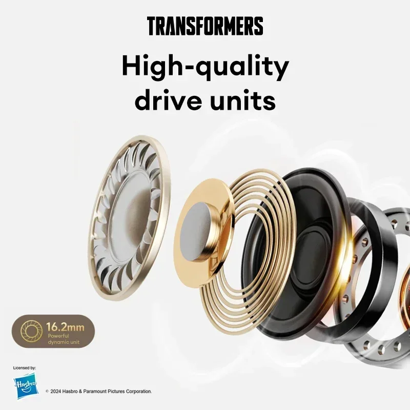 

TRANSFORMERS TF-T15 Bumblebee Wireless Earphones Bluetooth 5.4 HiFi Sound Ear-hook Headphones Sport Gaming Earbuds Low Latency