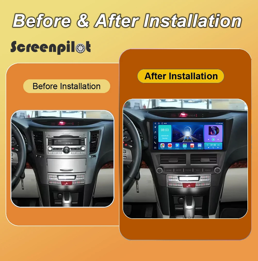 12.3'' Android 16 Car Radio For Subaru Outback 4 BR Legacy 5 2008 2009 2010 2011 2012 2013 2014 Stereo Multimedia GPS 5G 2K QLED