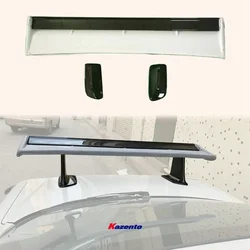 For Skyline R34 GTR OEM Spoiler with JUN High Spoiler Leg Partial Carbon Fiber(blade+caps+legs)