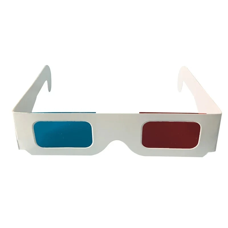 Creative DIY 3D Red And Blue Glasses,Science And Education Small Invention Experiment Homemade Card Paper Glasses Material