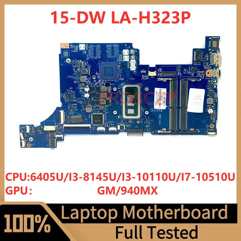 Placa base para ordenador portátil HP 15-DW, M13687-601 de L51985-601, L68075-601 L68077-601, con 6405U/I3/I7 GM/940MX 100%, prueba de L68080-601