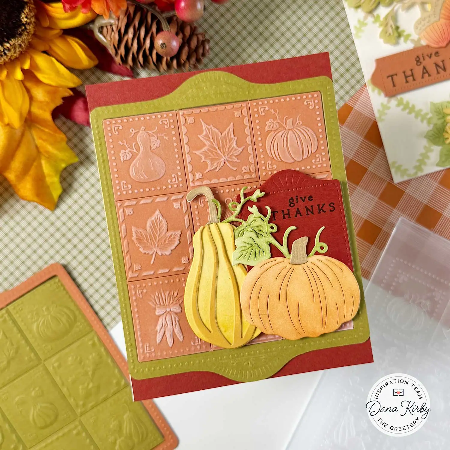 Autumn Botanicals Sentiments Stamp the GREETERY Metal Cutting Dies and Silicone Stamps Stencil DIY Scrapbooking Paper Handmade 4